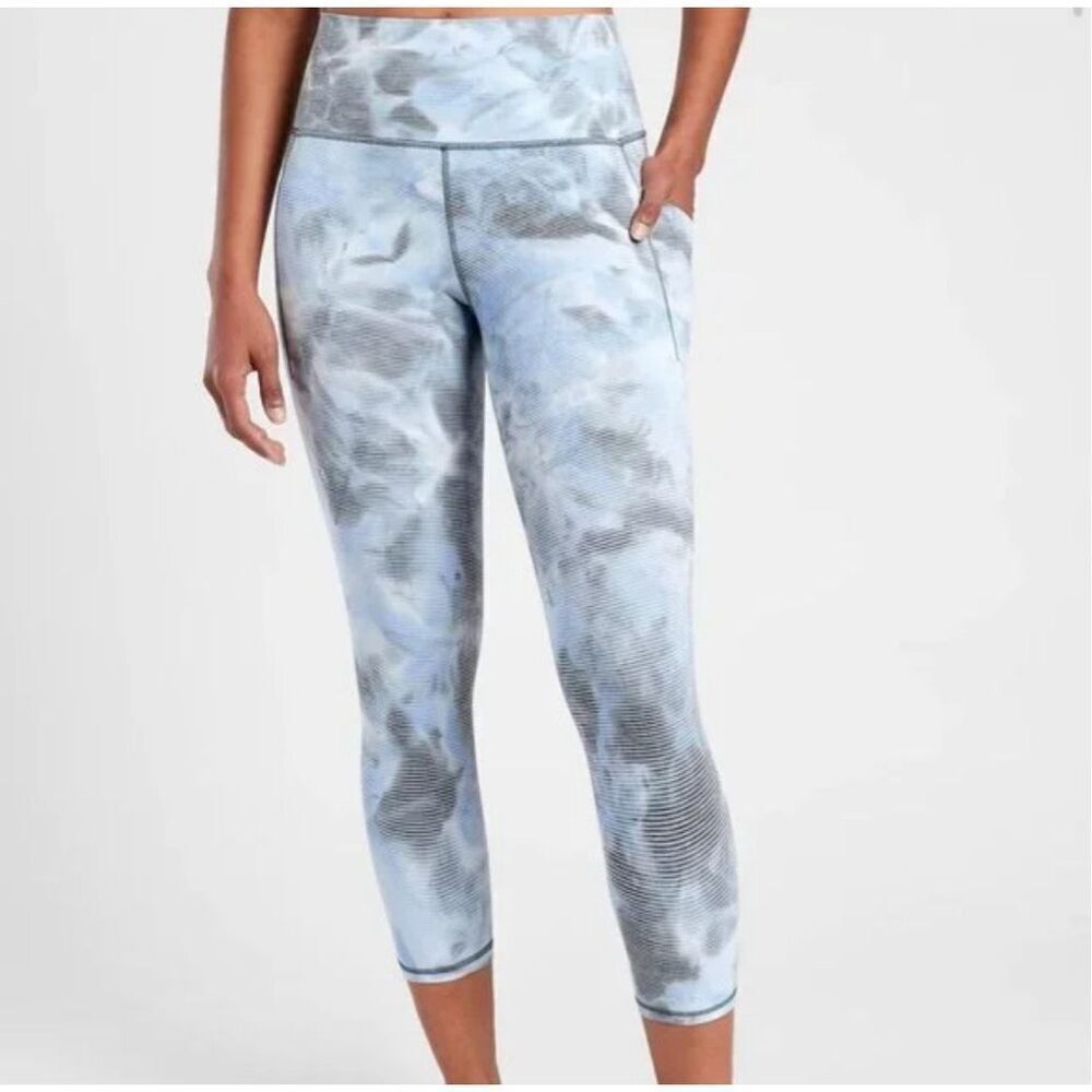 Athleta XXS Salutations Stash pocket tie dye athletic leggings
